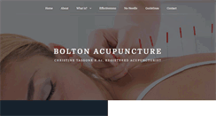 Desktop Screenshot of boltonacupuncture.com